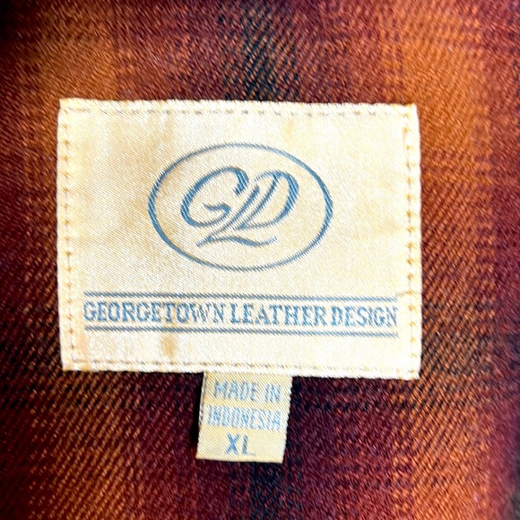 Mens Leather thermal insulated Winter Coat - Picture 3 of 5